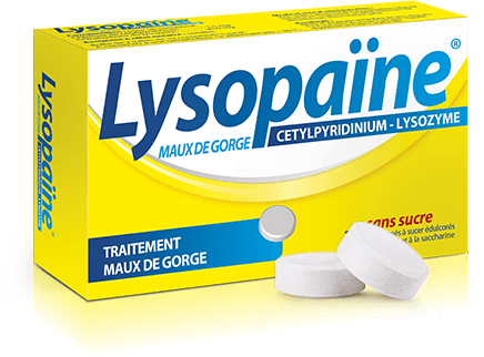 Image Lysopaïne Menthe Sans Sucre 36 Pastilles