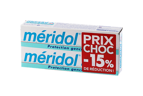 MERIDOL DENTIFRICE DOUBLE PACK  2X75 ML