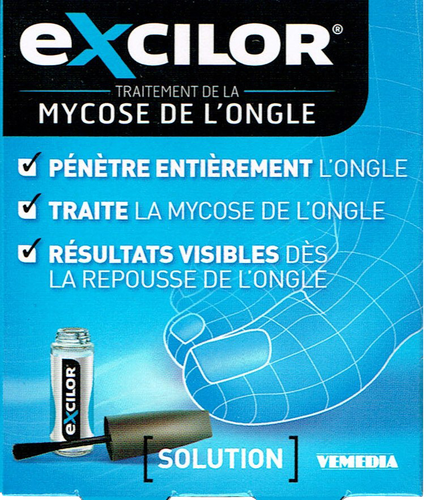 Excilor Traitement Mycose De l'Ongle Flacon 3,3ml